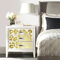 RoomMates Metallic Leopard Spot Peel & Stick Wall Decals