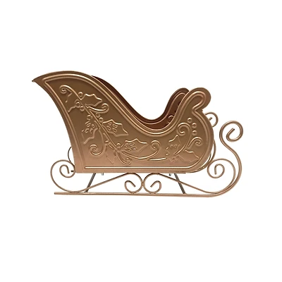12.25" Gingerbread Metal Sled by Ashland®