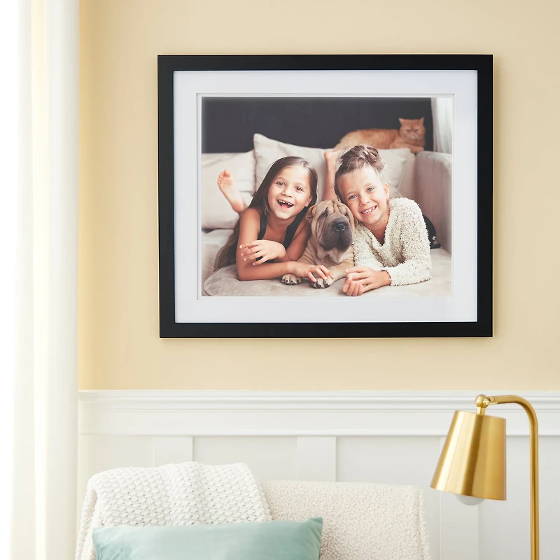 Gallery Black Wall Frame with Double Mat by Studio Décor®
