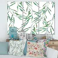 Designart - Tropical Green Leaves In Summer Times II