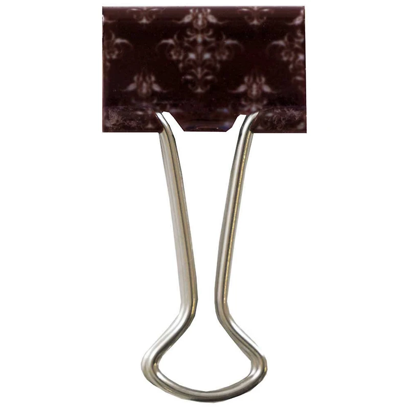 JAM Paper Fashion Polka Dot & Damask Binder Clips