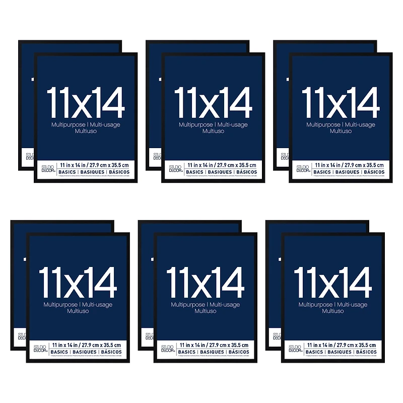 12 Pack: Black Multipurpose Frame