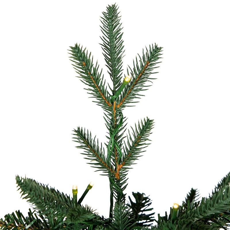 6.5ft. Pre-Lit Real Touch™ Ashburn Pine Artificial Christmas Tree, Warm White LED Lights
