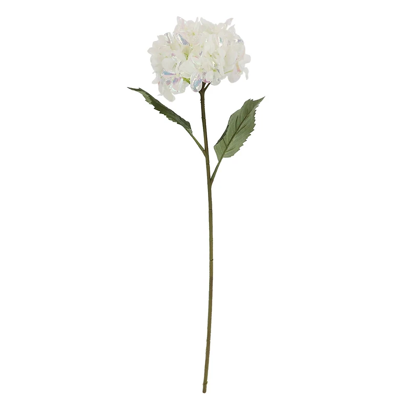 28" White Iridescent Hydrangea Stem by Ashland®