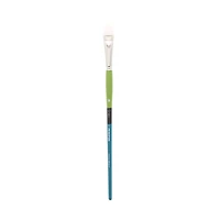 Princeton™ Snap!™ Series 9800 White Taklon Long Handle Angle Bright Brush