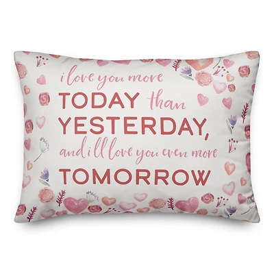 Love Quote Shiplap Throw Pillow, 14" x 20"