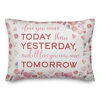 Love Quote Shiplap Throw Pillow, 14" x 20"
