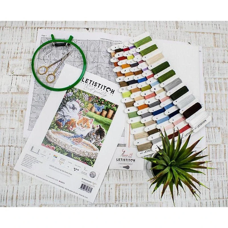Letistitch Splashing Up Some Fun Counted Cross Stitch Kit