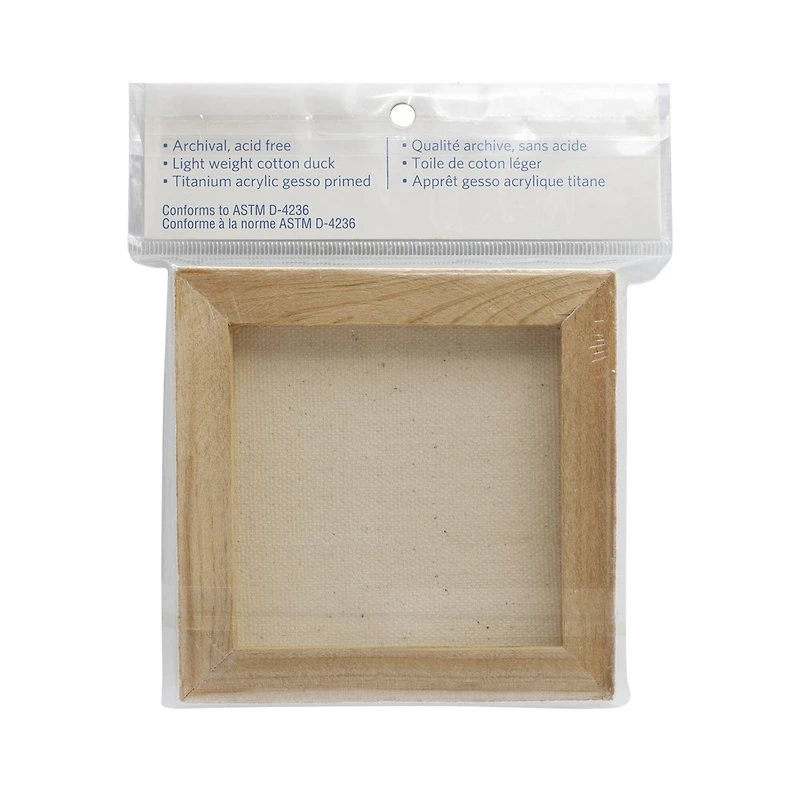 2 Pack 4" x 4" Mini Canvas by Artist's Loft™ Necessities