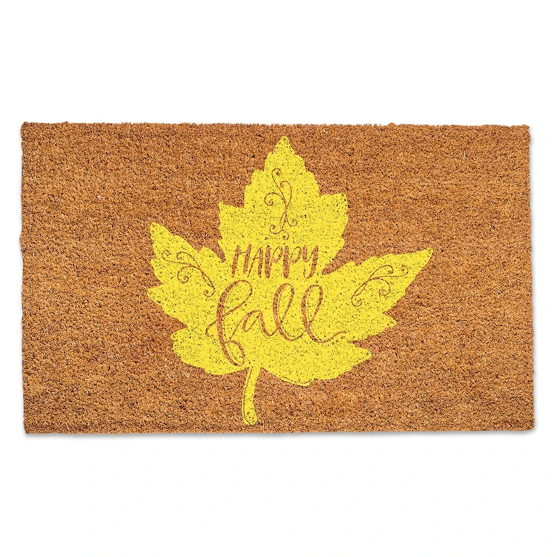 Yellow Happy Fall Doormat