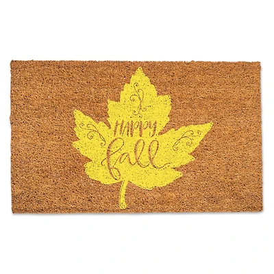 Yellow Happy Fall Doormat