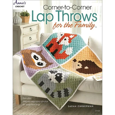 Annie's Crochet Corner To Corner Lap Throws Book