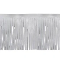 4" Faux Leather Fringe Trim by Celebrate It