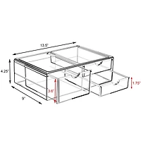 Sorbus -Drawer Extra Large Acrylic Cosmetic Organizer