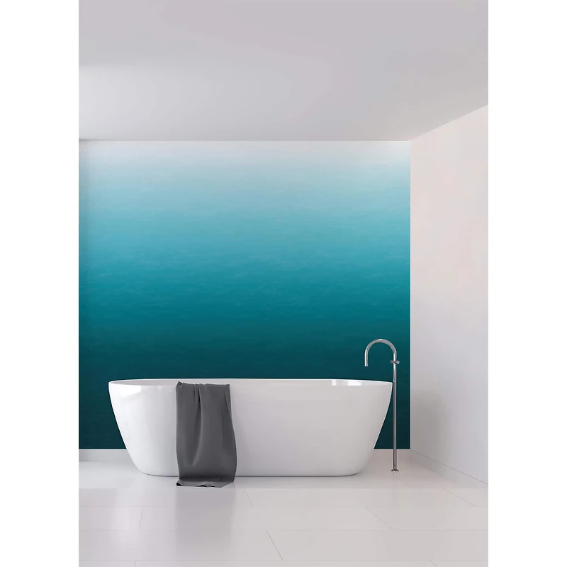 Katie Hunt Teal Blue Ombre Caribbean Sea Wall Mural