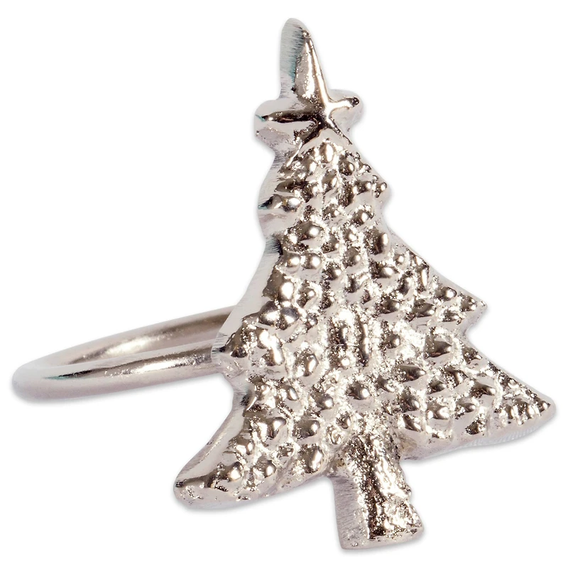 DII® Christmas Tree Napkin Rings, 6ct.