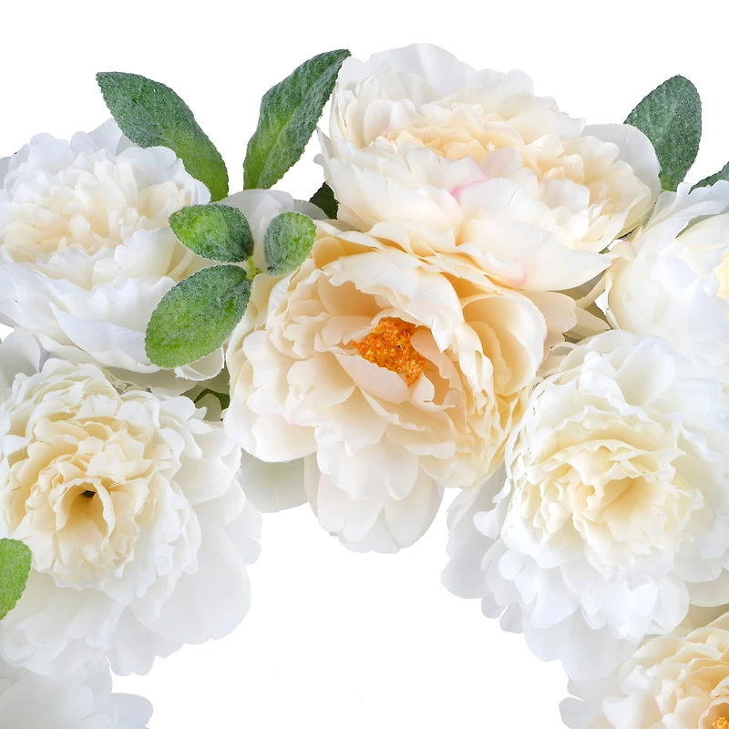 22" Peony Wreath by Ashland®