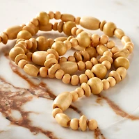 Tan Wood Mixed Beads by Bead Landing®