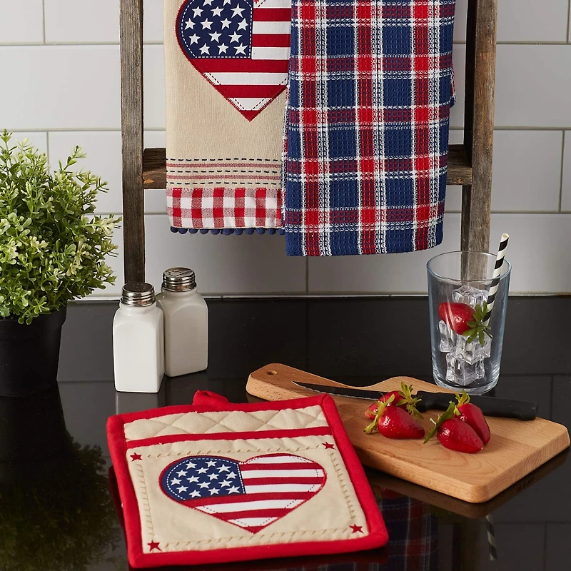 DII® Americana Love Potholder Gift Set