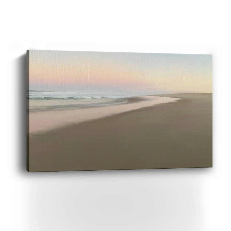 Soft Beach Embrace Canvas Giclee