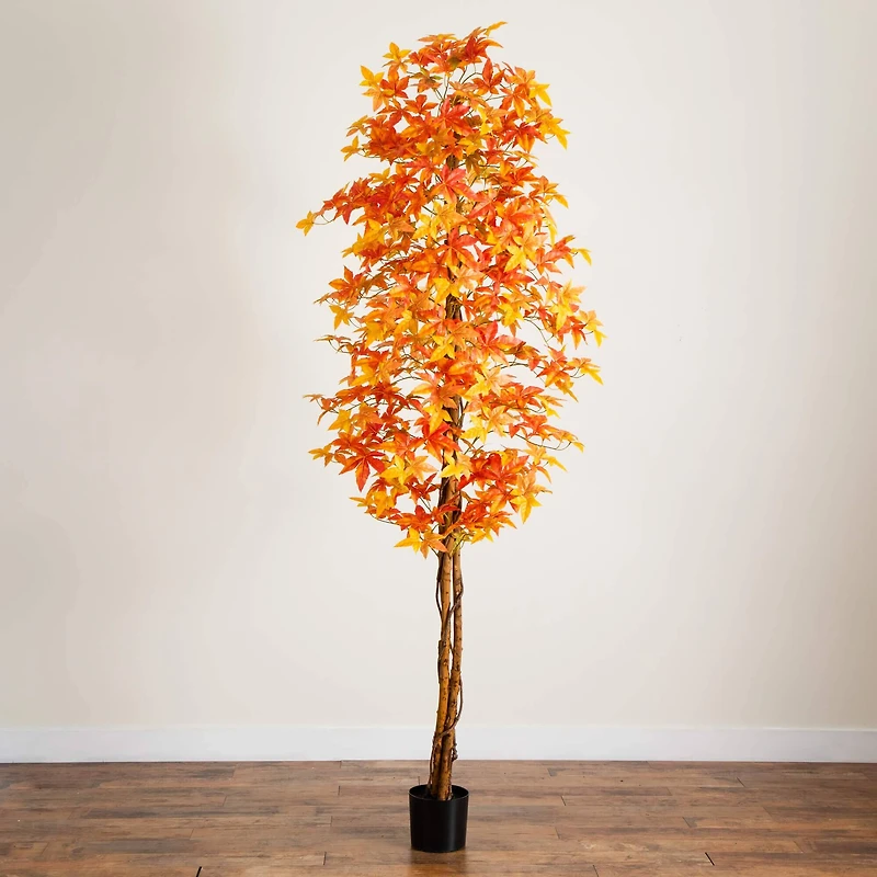 9ft. Autumn Deluxe Maple Artificial Fall Tree