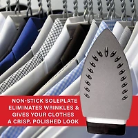 Brentwood 1,200W Nonstick Steam Iron with Retractable Cord