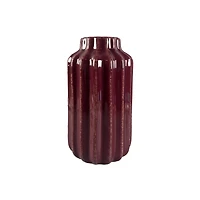 9" Berry Ribbed Ceramic Vase by Ashland®