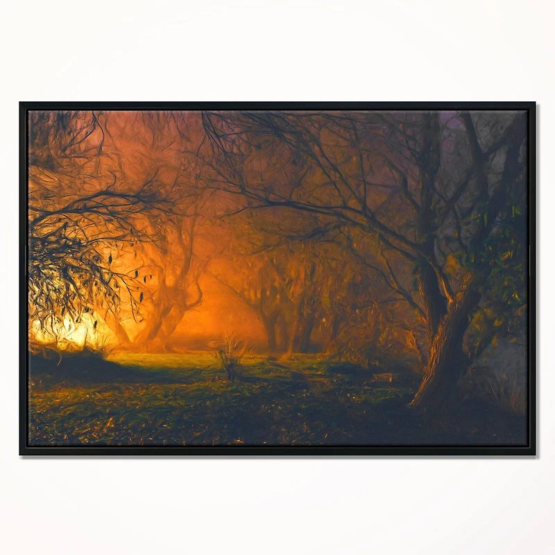 Designart - Magical Light in Forest