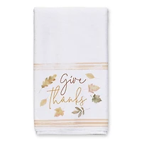 Give Thanks Leaves Tea Towel Set