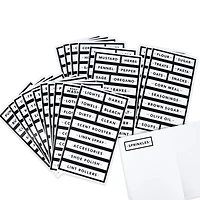 Black Border Rectangle Household Label Stickers by Recollections™