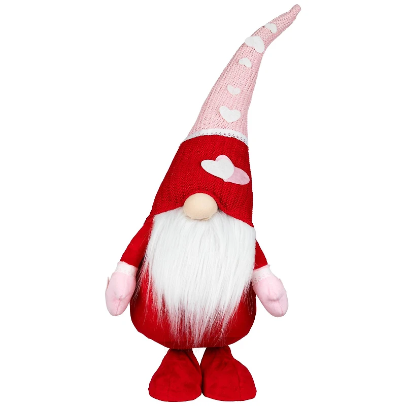 23" Gnomes with Knitted Hats Valentine's Day Decoration Set