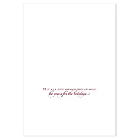 JAM Paper 5" x 7" Christmas Tradition Cards & Matching Envelopes Set, 16ct.