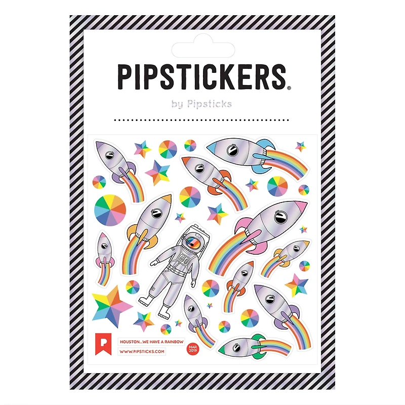 Pipstickers® Houston Have a Rainbow Stickers