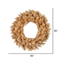 36" Gold Fir Artificial Christmas Wreath