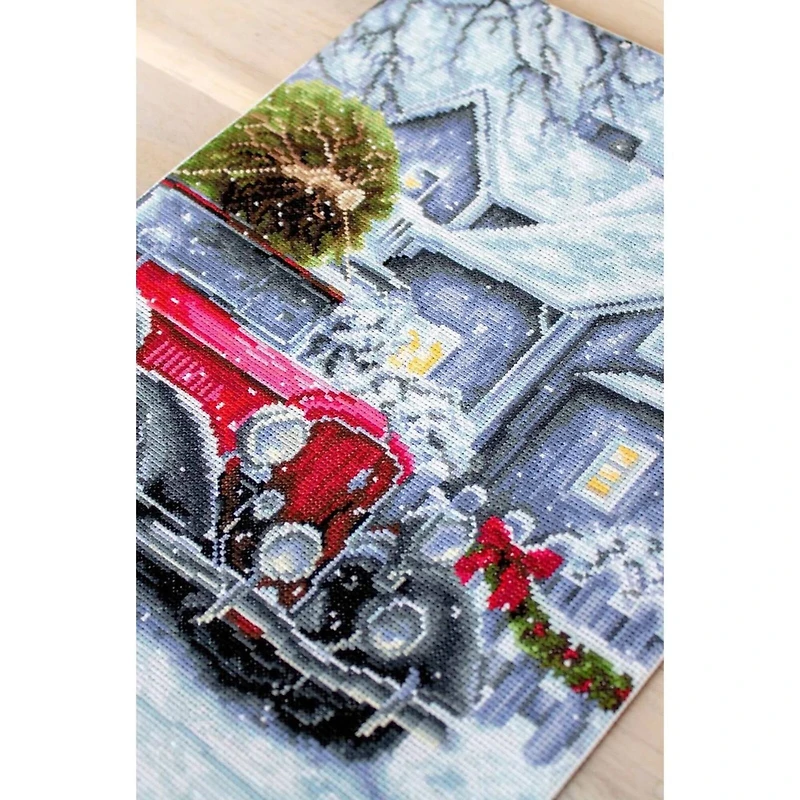 Luca-s Winter Holidays Counted Cross-Stitch Kit