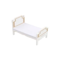 Miniature White Bed by Make Market®