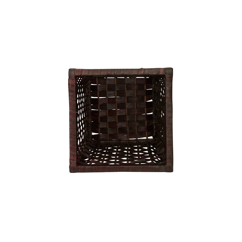 Household Essentials 10" Woven Square Waste Basket