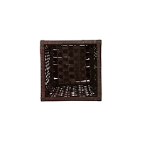 Household Essentials 10" Woven Square Waste Basket