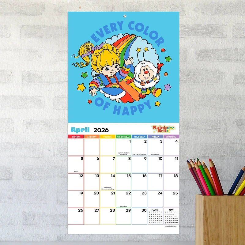 2026 Rainbow Brite Mini Calendar