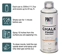 Pintyplus Chalk Finish Spray Paint