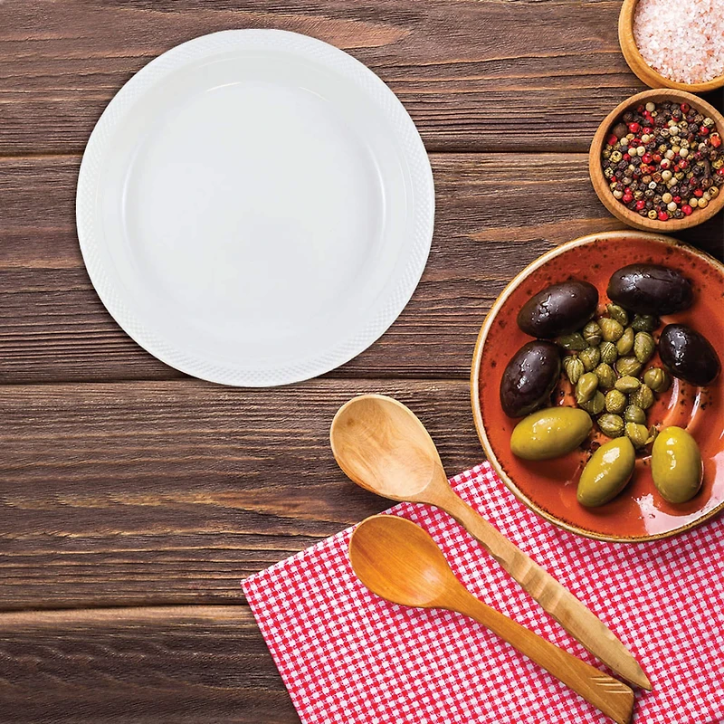 JAM Paper 9" Plastic Party Plates