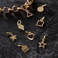 Gold Basic Shapes Charms by Bead Landing™