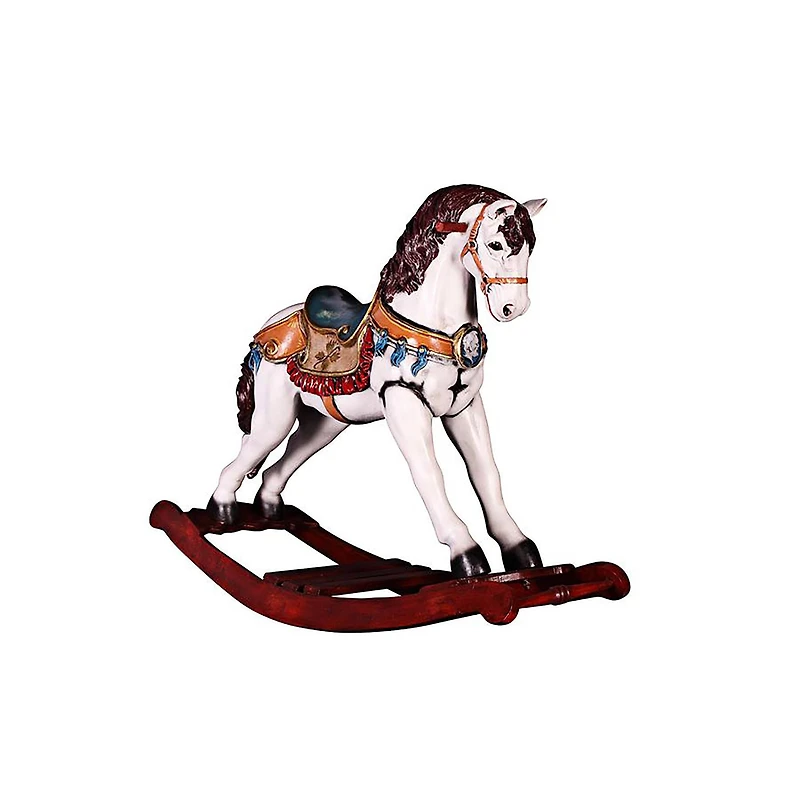 Design Toscano 3ft. Victorian Carousel Pony Rocking Horse Statue