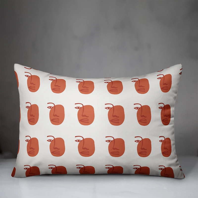 Abstract Figure Throw Pillow