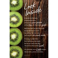 Look Inside Organic Brights Plaque with Easel