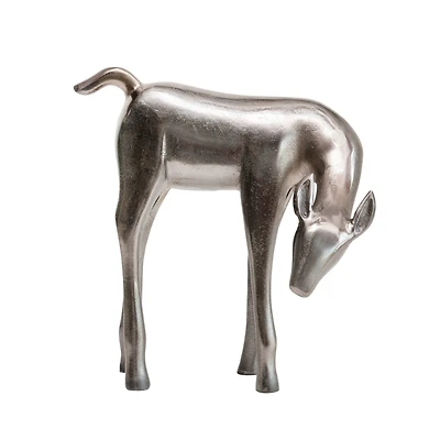Hello Honey® 12" Pewter Color Cast Metal Deer