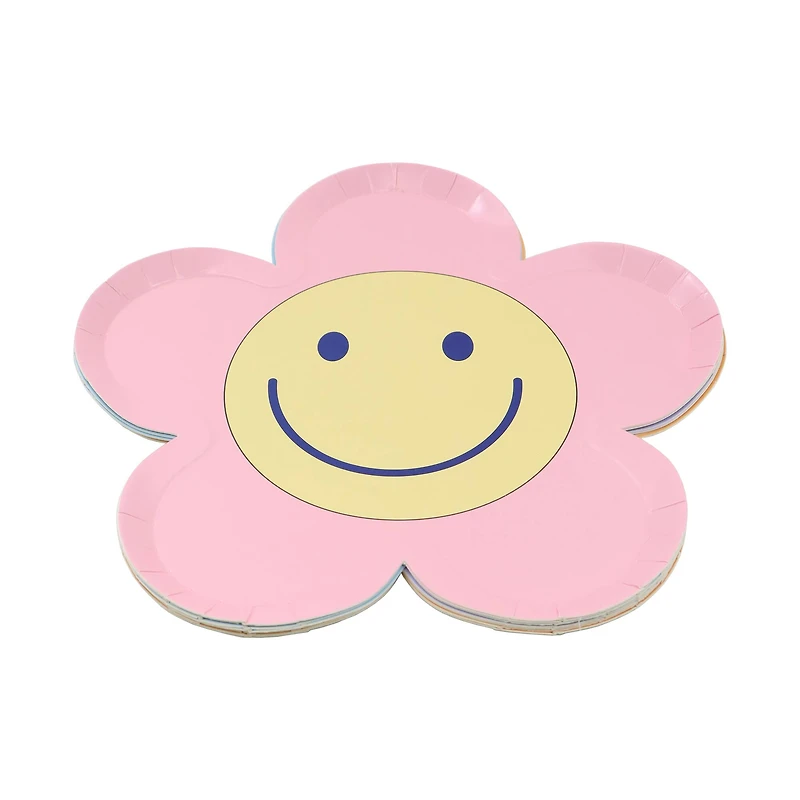 7" Smiling Flower Dinner Plates, 8ct. by Celebrate It™