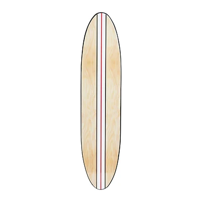 Hello Honey® Striped Coastal Decorative Surfboard Wall Décor