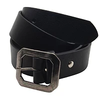 6 Pack: 1.5" Black Leather Belt Strap by ArtMinds™