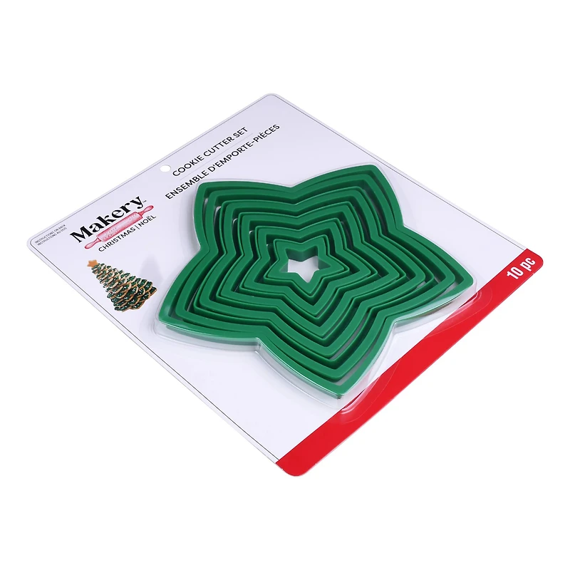Plastic Star Nested Cookie Cutter Set by Makery™
